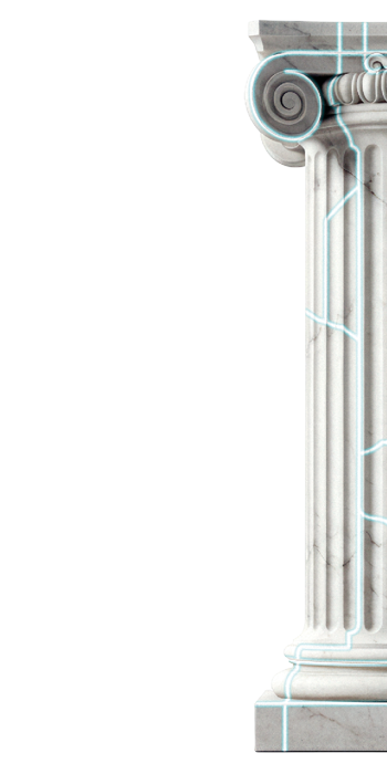 Graphic of half a column