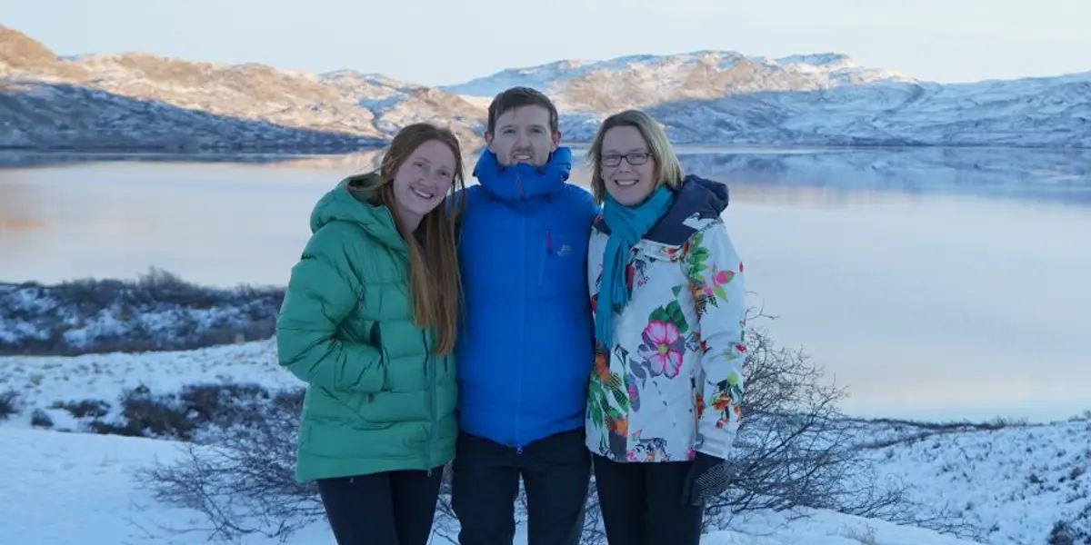 Some of the Forecasting Tipping Points programme team posing for a group photo in Greenland