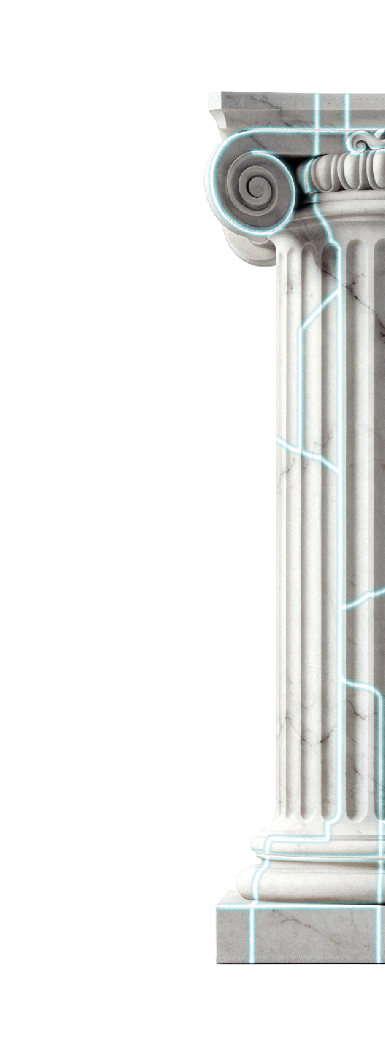 Graphic of half a column